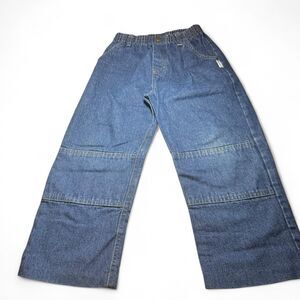 Boys VTG Healthtex Y2K Denim Jeans 100% Cotton Size 7 Retro Kidcore Playwear